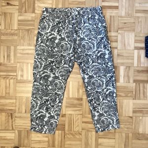 Old Navy summer cropped pant lightweight flowy floral